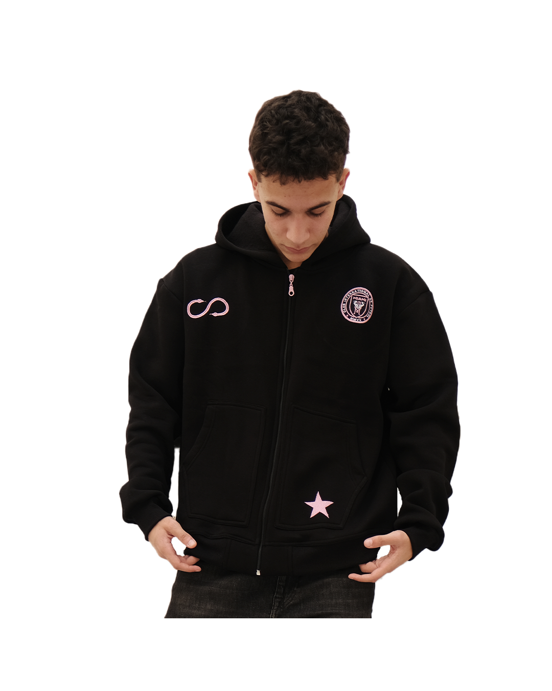 Inter Miami Black Jacket