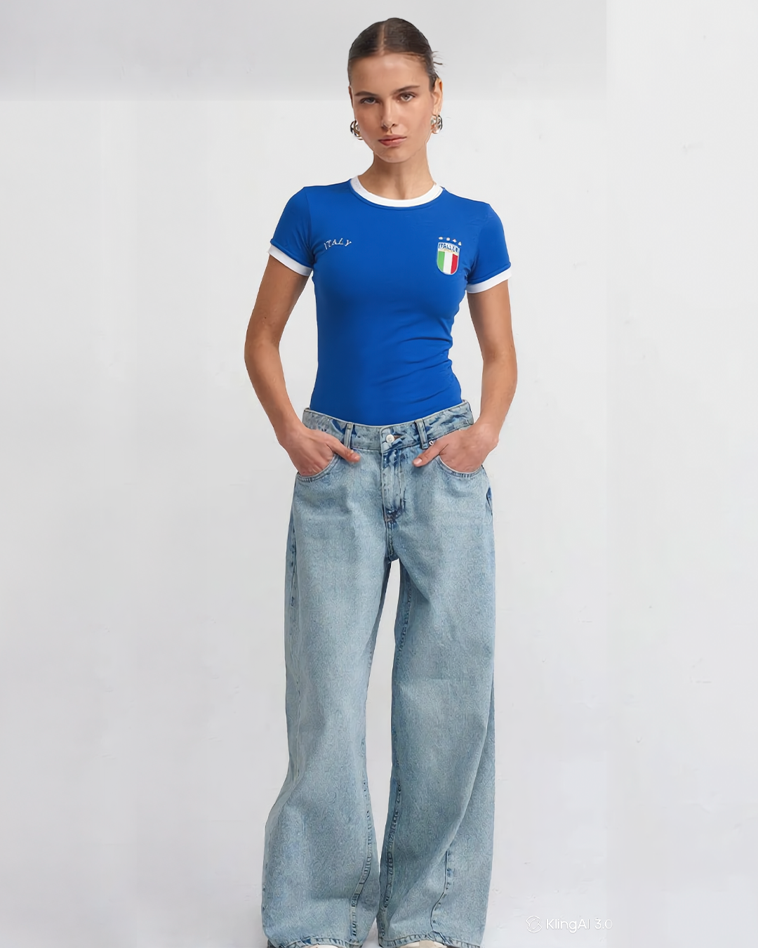 Italy Blue Top