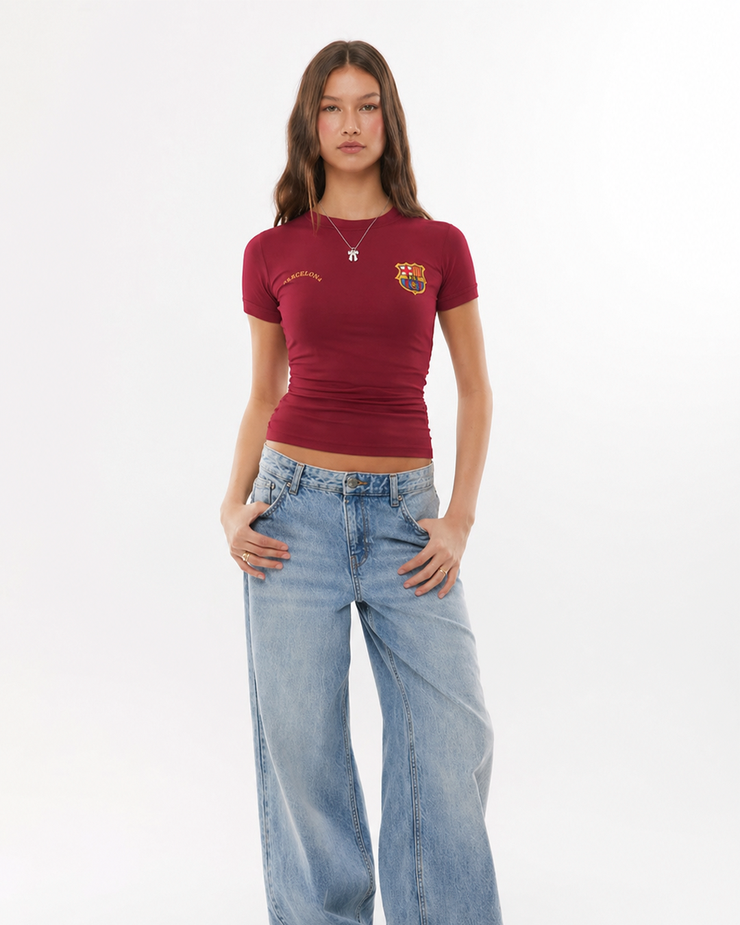Barcelona Burgundy Top