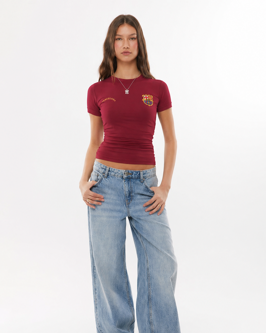 Barcelona Burgundy Top